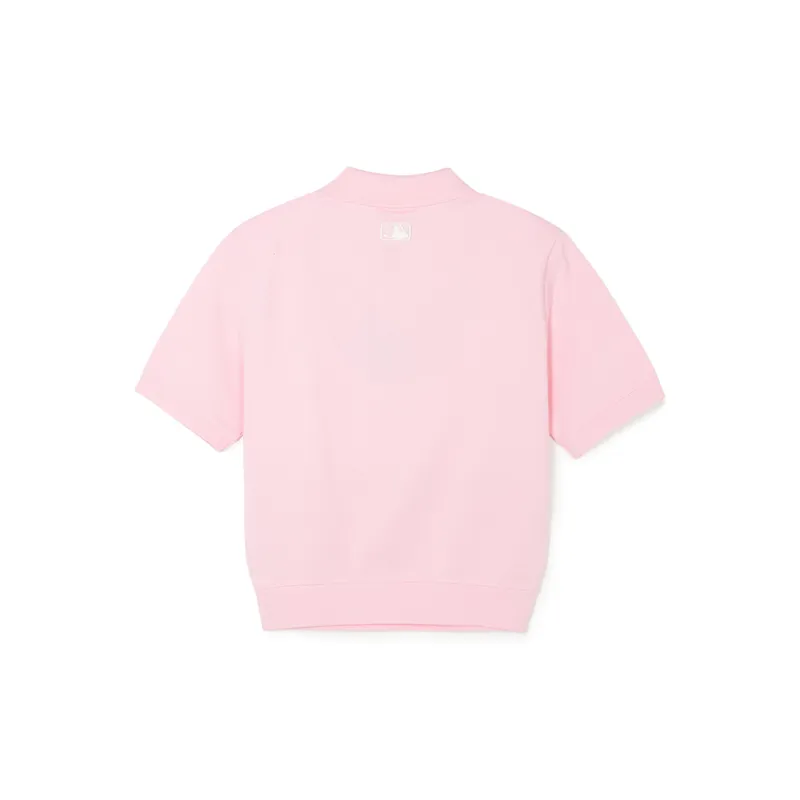 MLB Polo Shirts Women's Pink-1