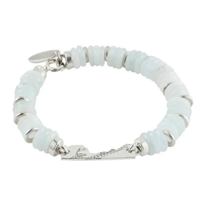 COUGH IN VAIN 925 Sterling Silver Bracelets Unisex Blue-1