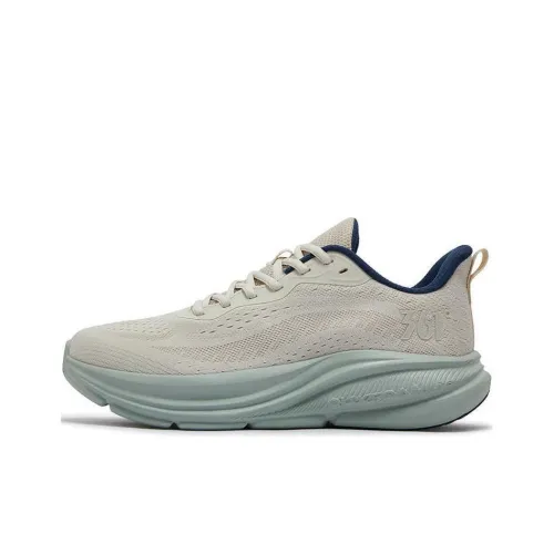 361° Breathable And Slip Resistant Low Top Sprint Running Shoes Men's Gray Green