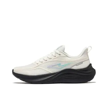 Erke Meteor Cushioning, Breathable, Slip Resistant Low Top Casual Running Shoes Women's Microcrystal White