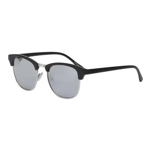 Vans Polycarbonate Copper-Nickel Alloy Round Sunglasses Unisex Black