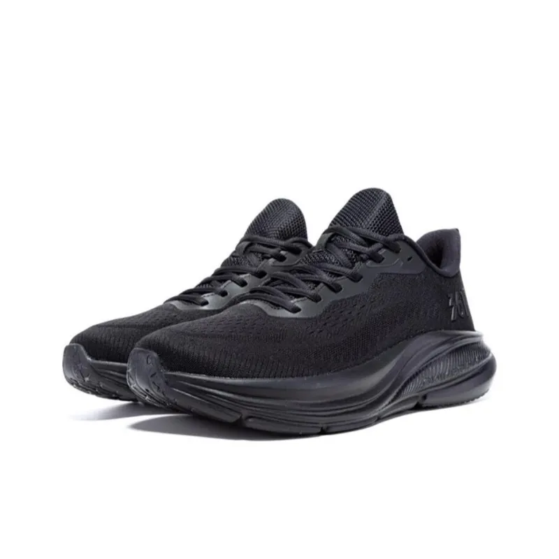 361° Breathable And Wear resistant Low Top Sprint Running Shoes Men's Black-3