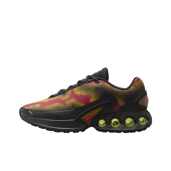 Nike Air Max Dn Cushioning, Wear Resistant Low Top Casual Shoes Unisex Black Yellow