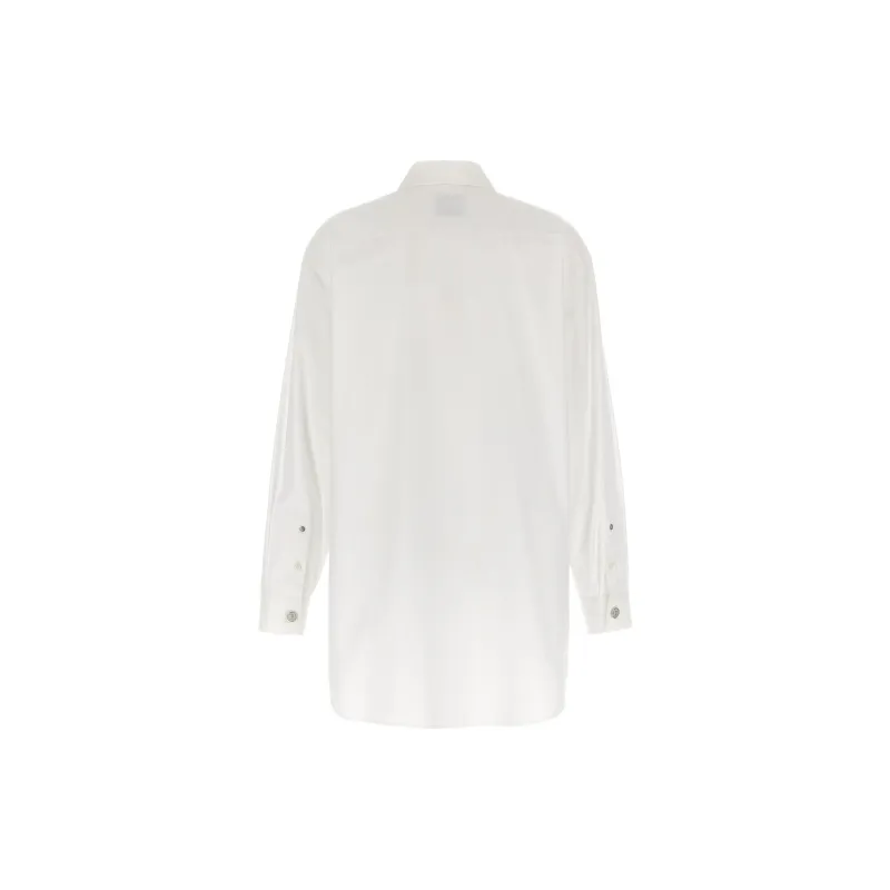 MOSCHINO Logo Printed Poplin Shirt-1