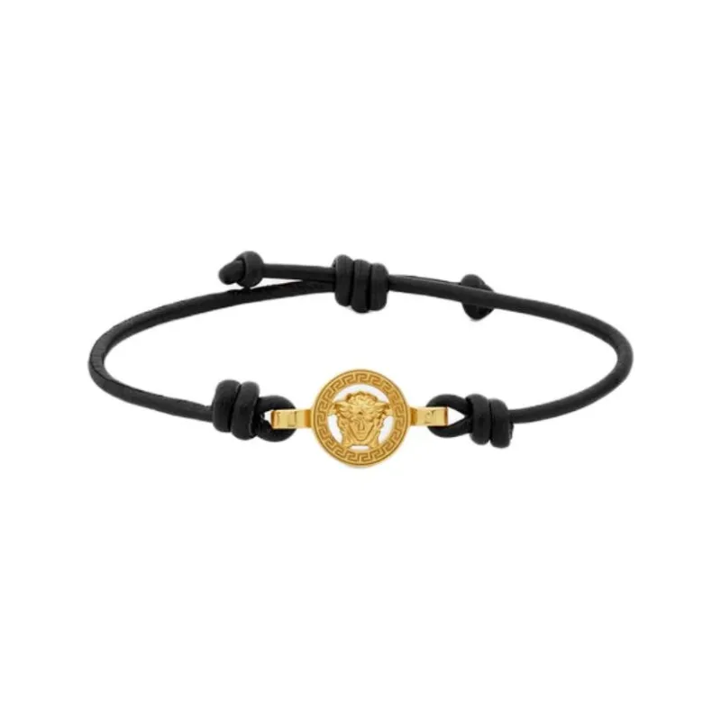 VERSACE Medusa '95 Leather Bracelet-0