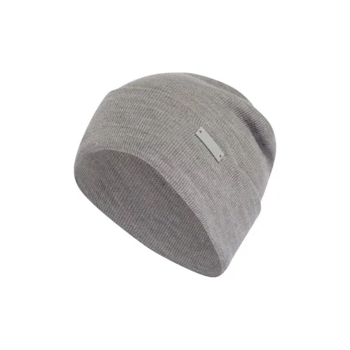 Adidas Knitted Fabric Beanies Women's Gray