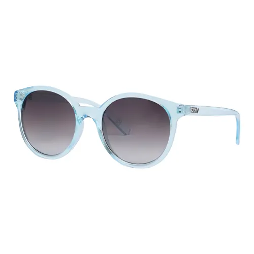 Vans Plastic Round Sunglasses Unisex Blue
