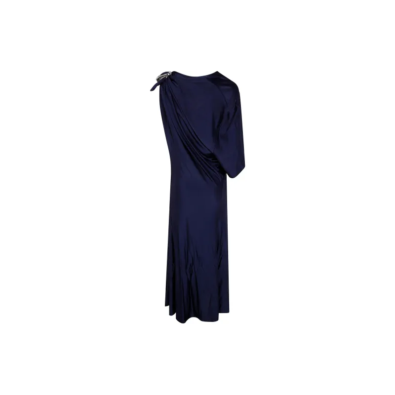 Paco Rabanne Jersey Asymmetrical Long Dress-2