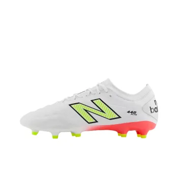 New Balance 442 Elite Fg V2 White Energy Red Hi Lite