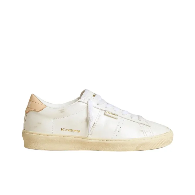 Golden Goose Matchstar Low-Top Skateboard Shoes Women's White-1