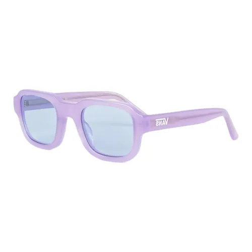 Vans Acetate Copper-Nickel Alloy Irregular Shape Sunglasses Unisex Transparent