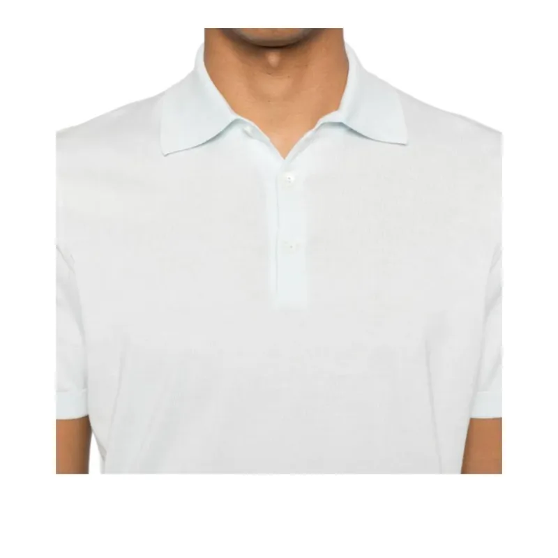 Brunello Cucinelli Short Sleeved Buttoned Polo Shirt-3