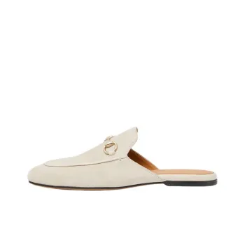 GUCCI Slip Resistant Closed Toe Slippers Women's White