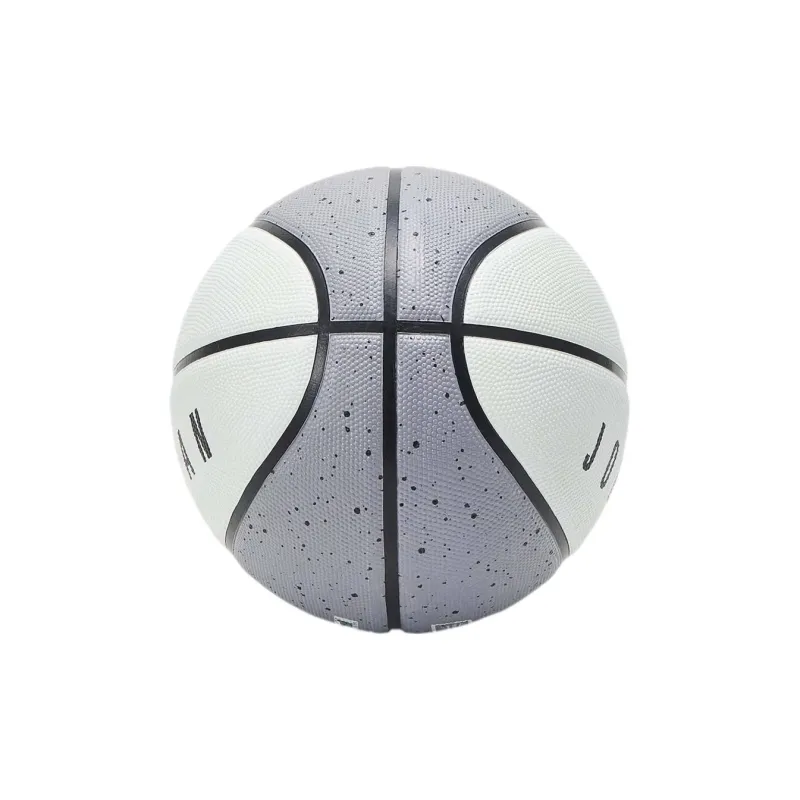 Jordan Rubber Basketball White Gray Size 7.5 Training Unisex-1
