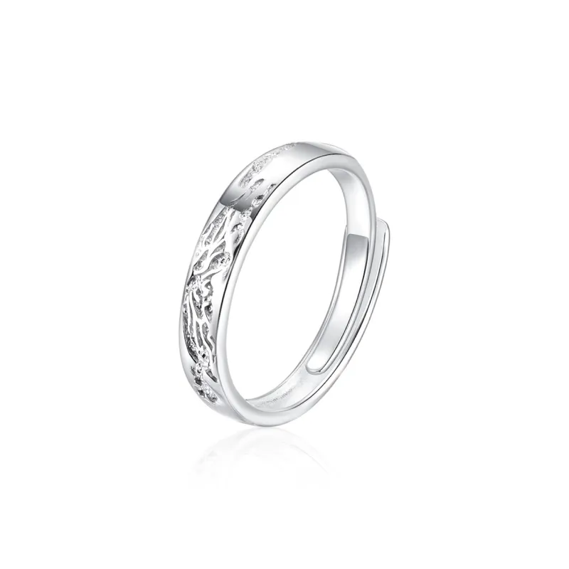 FOREVER MELODY 999 Fine Silver Rings Unisex-0