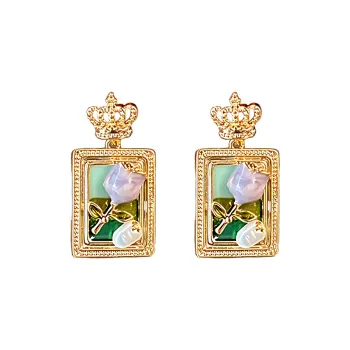 AGOVSKI S925 Silver Stud Earrings Women's