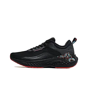 361° E Toughness 2.0 Anti Slip And Wear Resistant Lightweight Low Top Sprint Running Shoes Men's Black