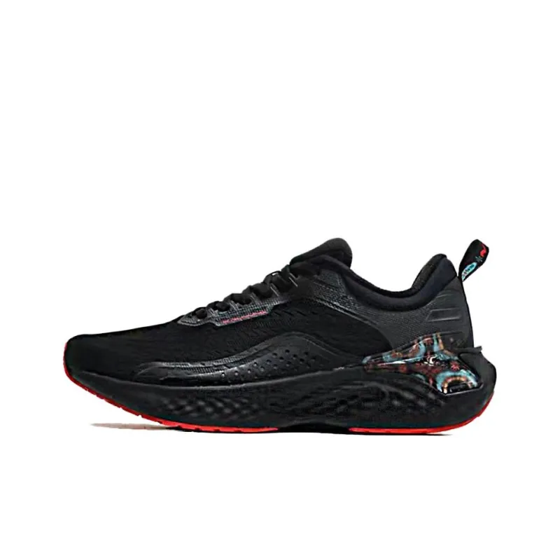 361° E Toughness 2.0 Anti-Slip And Wear-Resistant Lightweight Low-Top Sprint Running Shoes Men's Black-0