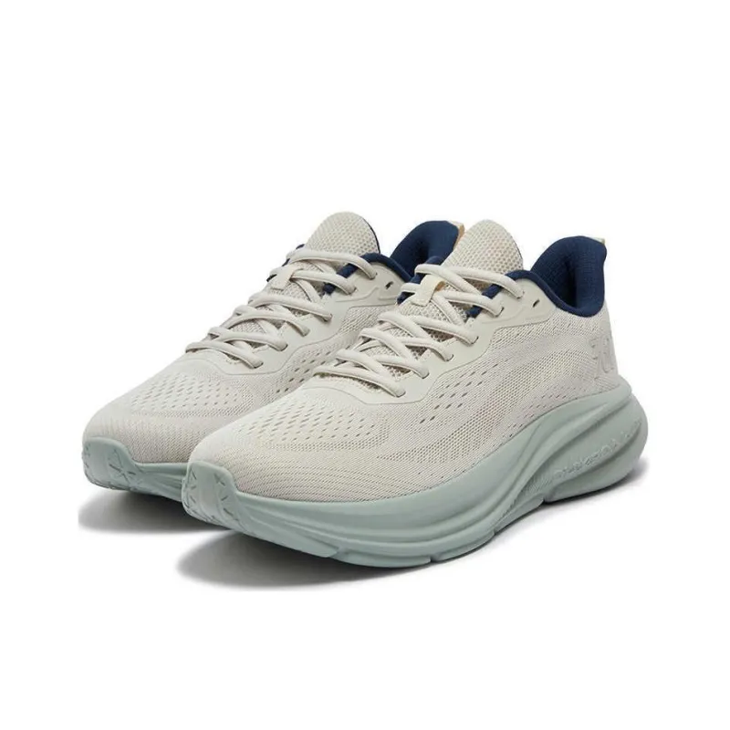 361° Breathable And Slip Resistant Low Top Sprint Running Shoes Men's Gray Green-2
