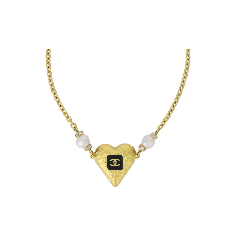 CHANEL   Necklaces Women's Black-3