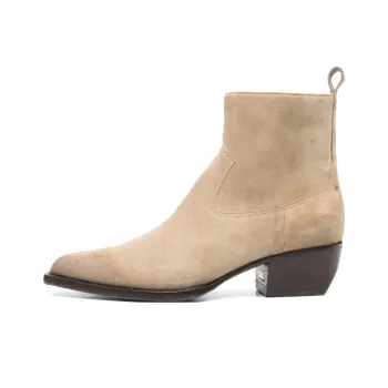 Golden Goose Ankle Boots 4.5cm Men's Light Beige