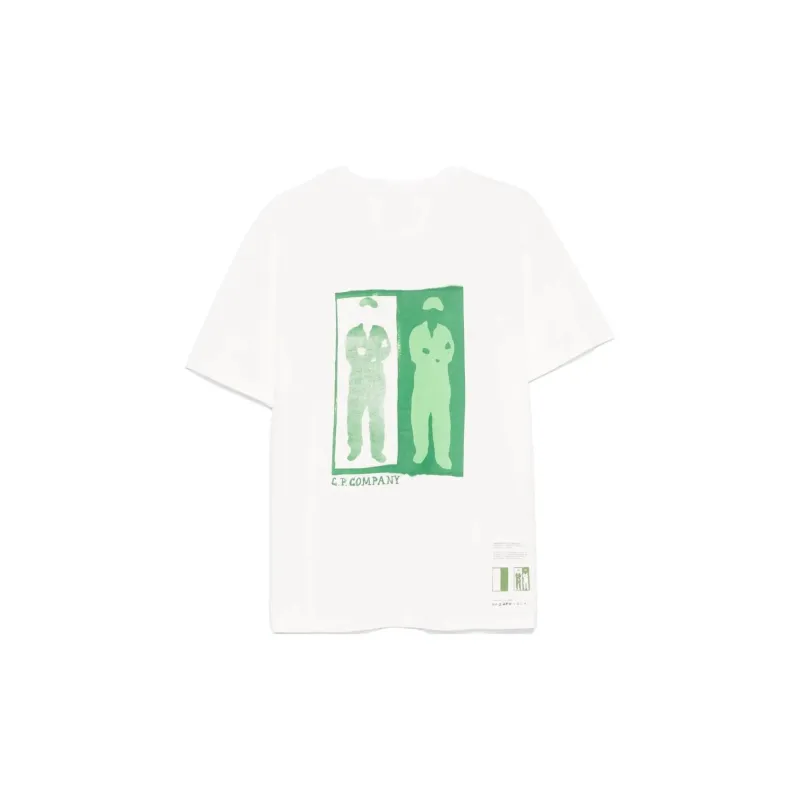 C.P.Company Logo print T shirt-1