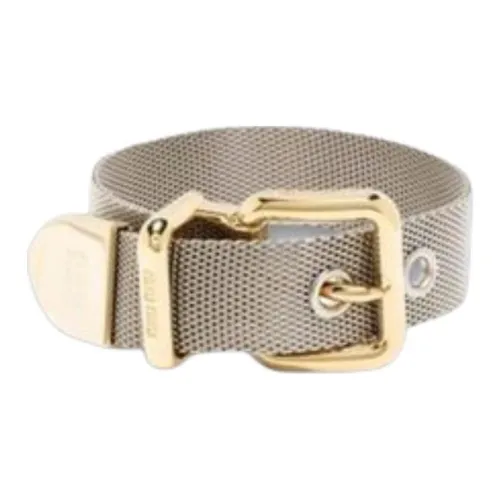 MIU MIU Metal Wristbands Women's Gold