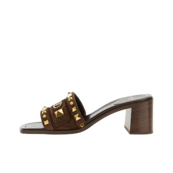 Valentino GARAVANI Slide Slippers Women's Brown