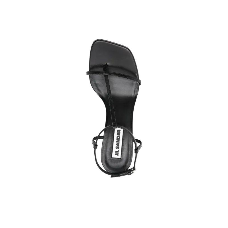 JIL SANDER Strap Sandals Women's Black-4