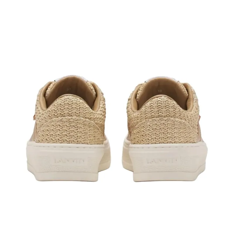 Lanvin Cash Skateboard Shoes Unisex Brown-4