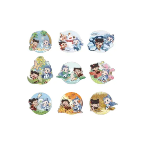 BANDAI Ichiban Kuji 'Ne Zha: The Magic Child's Sea Chaos' G Prize Anime / Games Fridge Magnets