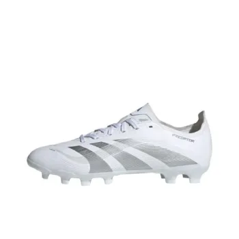Adidas PREDATOR LEAGUE AG Short Rubber Studs HG Short Rubber Studs Anti Slip Wear Resistant Soccer Shoes Men's White