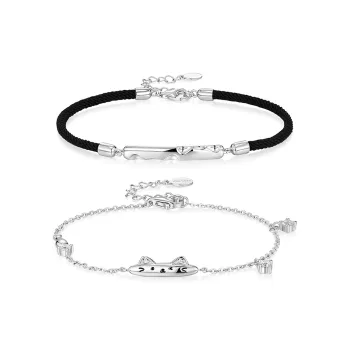 KADER 925 Sterling Silver Bracelets Unisex