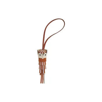 HERMES Lambskin Pendants Women's Brown