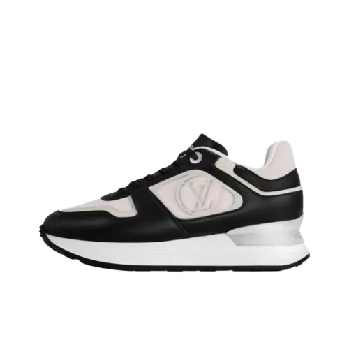 LOUIS VUITTON Neo Run Away Low-Top Casual Shoes Women's Black White