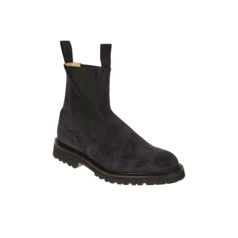 Tricker's Short Chelsea Boots Men's Black-2
