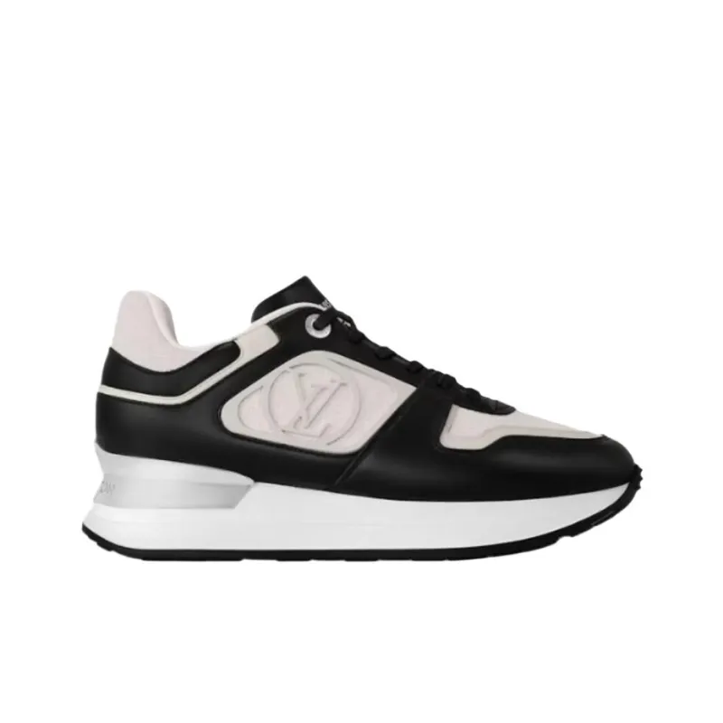 LOUIS VUITTON Run Away Low Top Casual Shoes Women's Black White-1