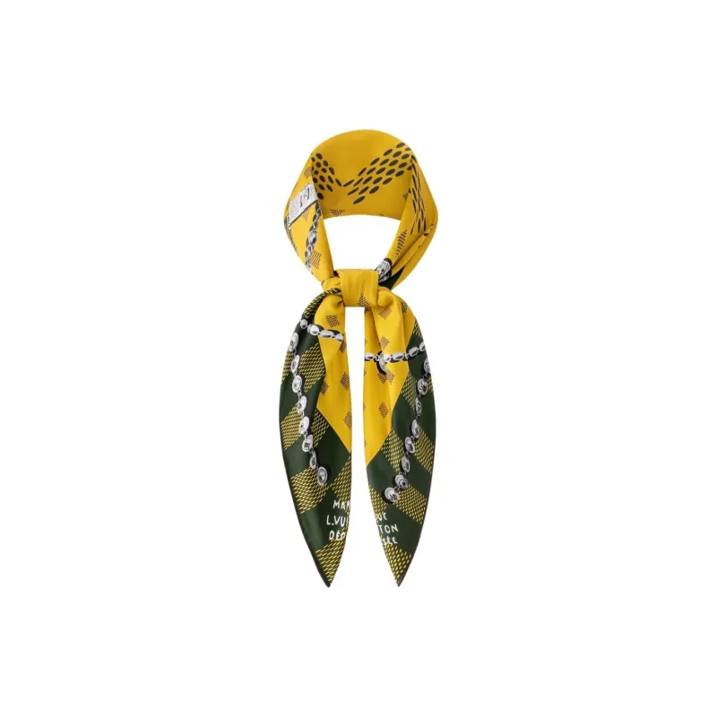 LOUIS VUITTON Damier Jewelry Silk Square-1