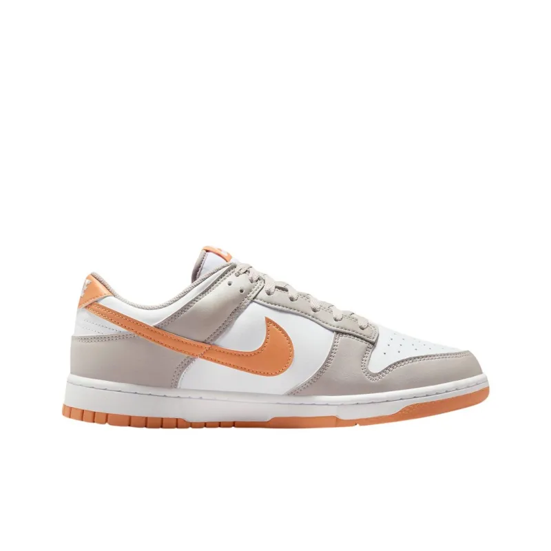Nike Dunk Anti Slip Wear Resistant Low Top Skateboard Shoes Men's Gray Orange-1
