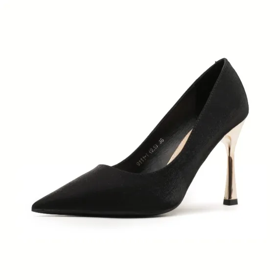 QITUMAUL Slim Heel High Heels Women's-0