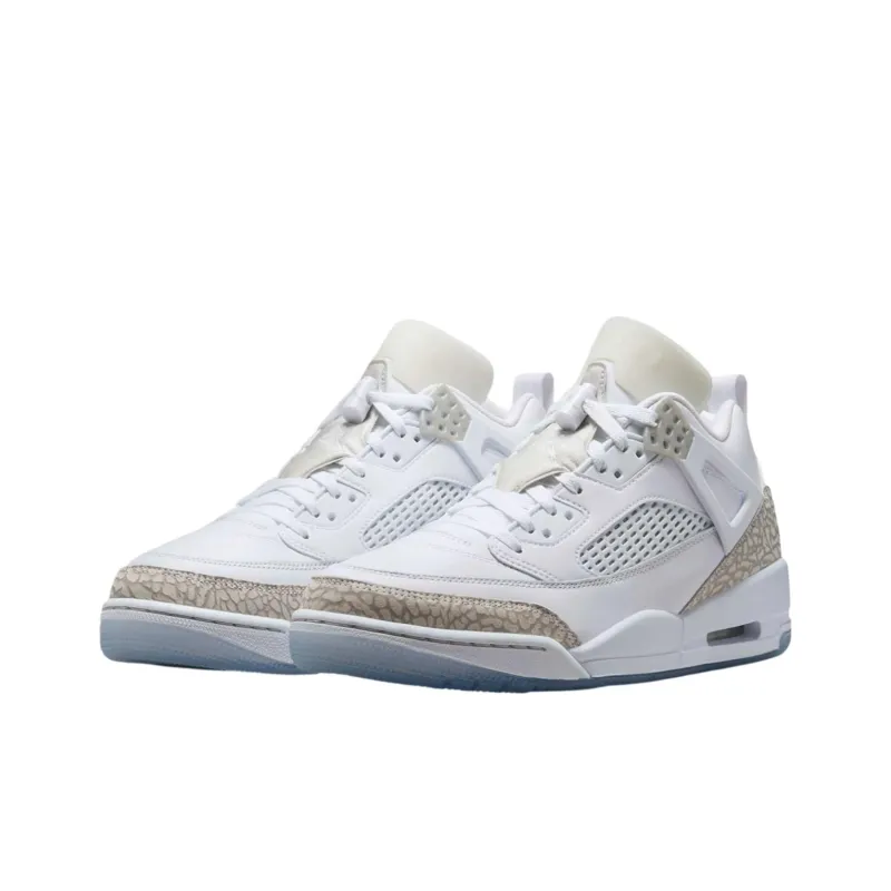 JORDAN Spizike Low White Metallic Silver Barely Blue Neutral Grey-2
