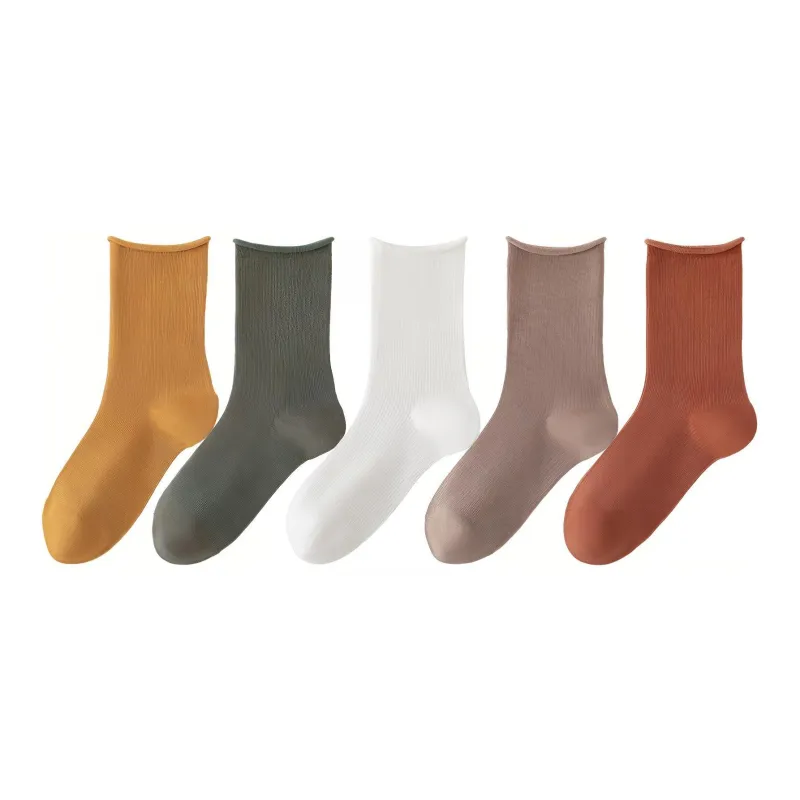 MIIOW Mid-Calf Socks Women's 2 Pack-4
