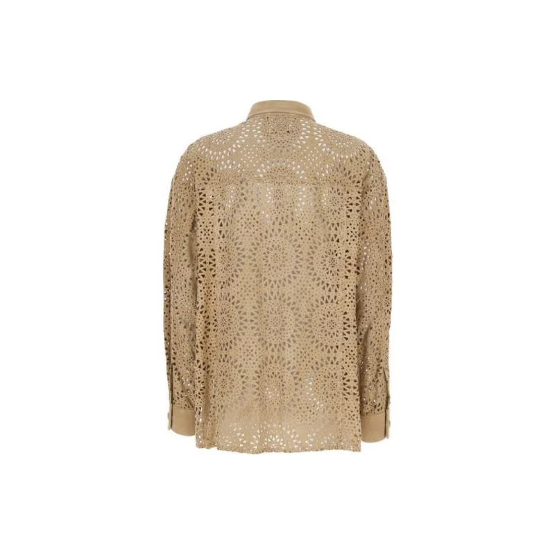 Eleventy Cut out Shirt-1