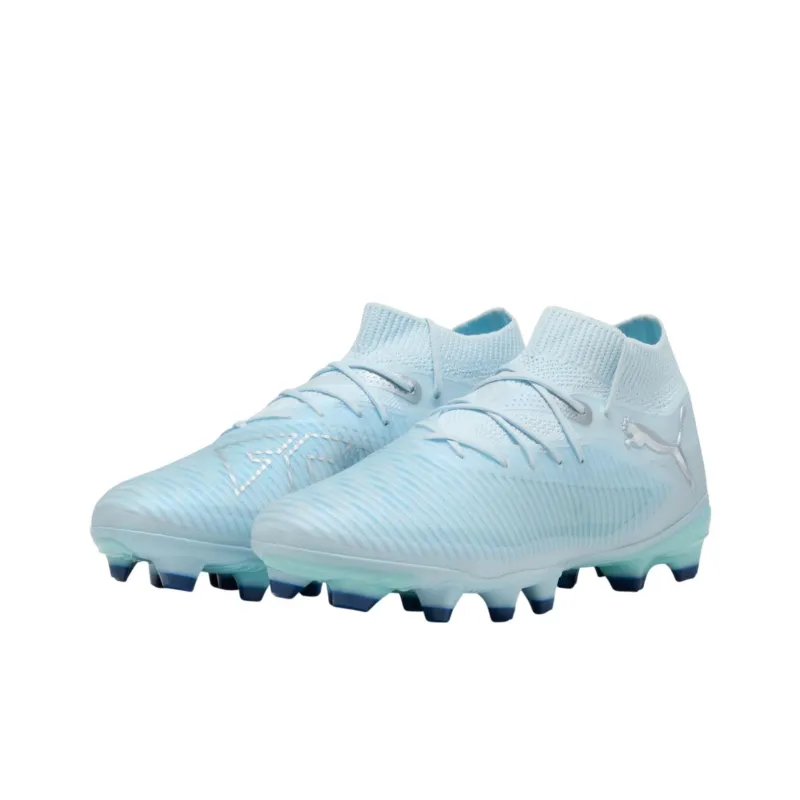 PUMA FUTURE 8 Slip Resistant, Abrasion Resistant, Lightweight Soccer Shoes Women's Ice Blue-2