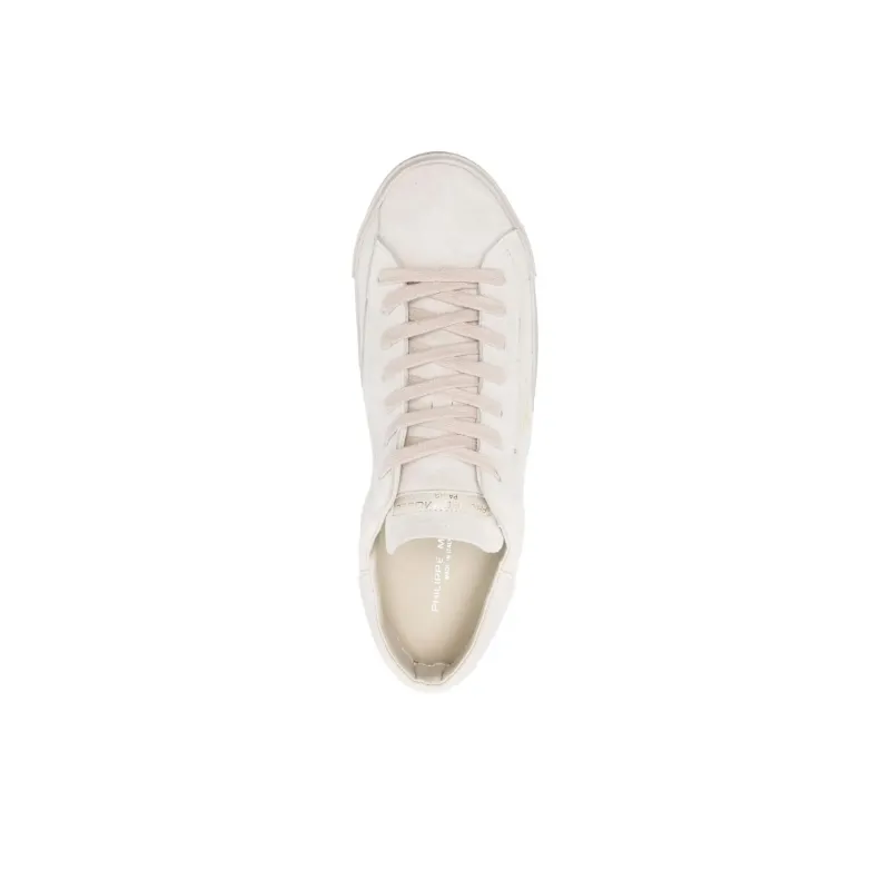 PHILIPPE MODEL Prxs Low Top Skateboard Shoes Men's White-3