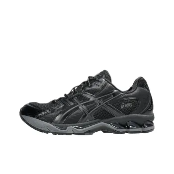 Asics GEL Nimbus 10.1 Cushioned Slip Resistant Support Impact Resistant Low Top Running Shoes Unisex Black Gray Color