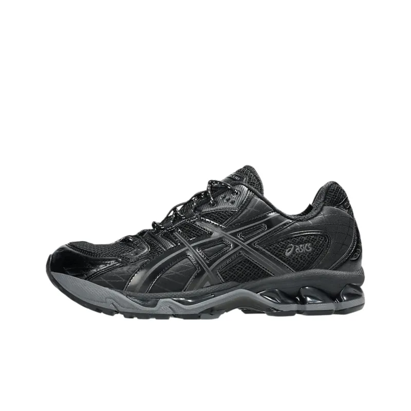 Asics GEL Nimbus 10.1 Cushioned Slip Resistant Support Impact Resistant Low Top Running Shoes Unisex Black Gray Color-0