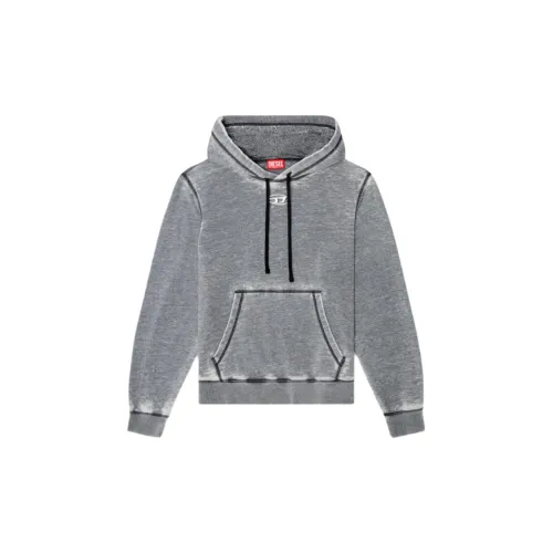 DIESEL S Ginn Hood Div Drawstring Hoodie