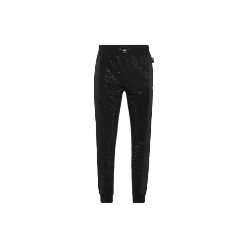 PHILIPP PLEIN Inserts Monogram Strass Track Pants