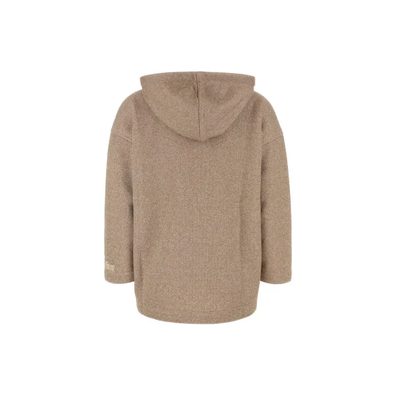 MaxMara Logo Embroidered Drawstring Hoodie-1